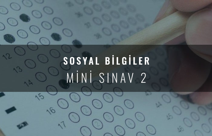 7. Sınıf Mini Sınav 2