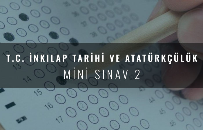 8. Sınıf Mini Sınav 2