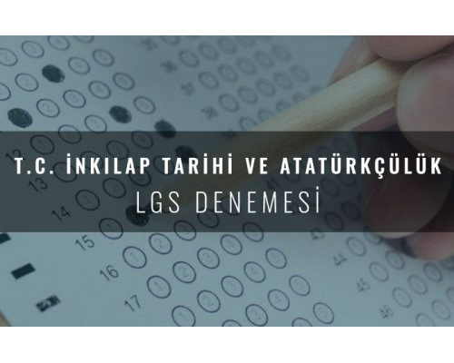 8.Sınıf Ocak LGS Denemesi